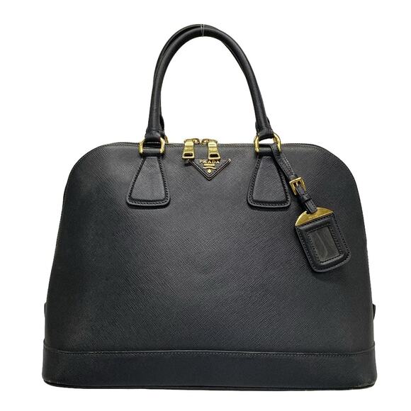 PRADA Triangle Logo Handbag Saffiano Lux (Leather) - Picture 1 of 16
